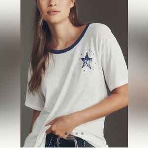 Pilcro Cotton Graphic Tee Anthropologie Size M NWT